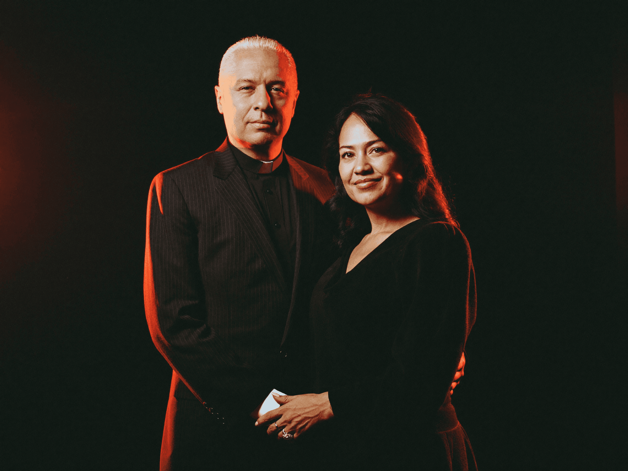 Casal de bispos fundadores da Casa Kairós